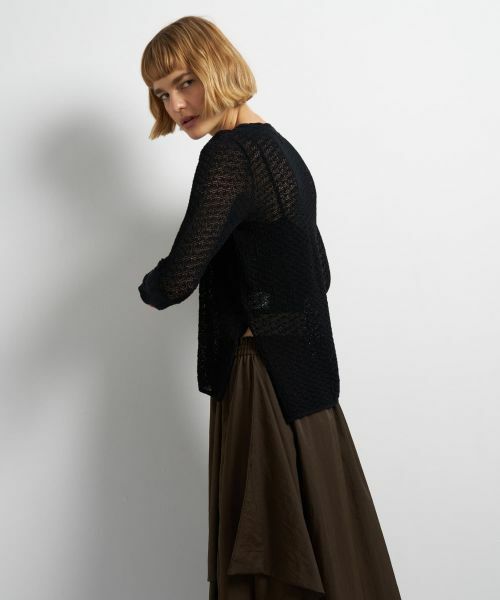 LANVIN en Bleu / ランバン オン ブルー ニット・セーター | シアーレースニット | 詳細18