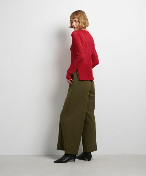 LANVIN en Bleu / ランバン オン ブルー ニット・セーター | シアーレースニット | 詳細2