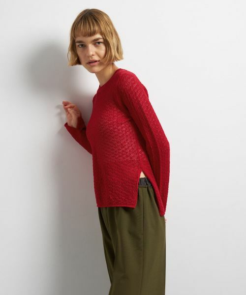 LANVIN en Bleu / ランバン オン ブルー ニット・セーター | シアーレースニット | 詳細4