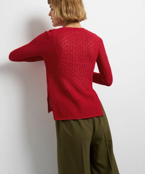 LANVIN en Bleu / ランバン オン ブルー ニット・セーター | シアーレースニット | 詳細5