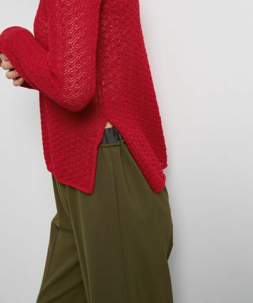 LANVIN en Bleu / ランバン オン ブルー ニット・セーター | シアーレースニット | 詳細7