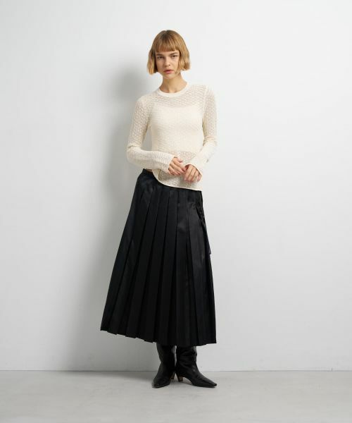 LANVIN en Bleu / ランバン オン ブルー ニット・セーター | シアーレースニット | 詳細8