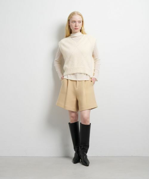 LANVIN en Bleu / ランバン オン ブルー ニット・セーター | シャギーアイレットベスト | 詳細1