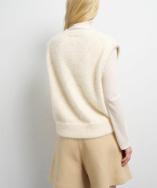 LANVIN en Bleu / ランバン オン ブルー ニット・セーター | シャギーアイレットベスト | 詳細6