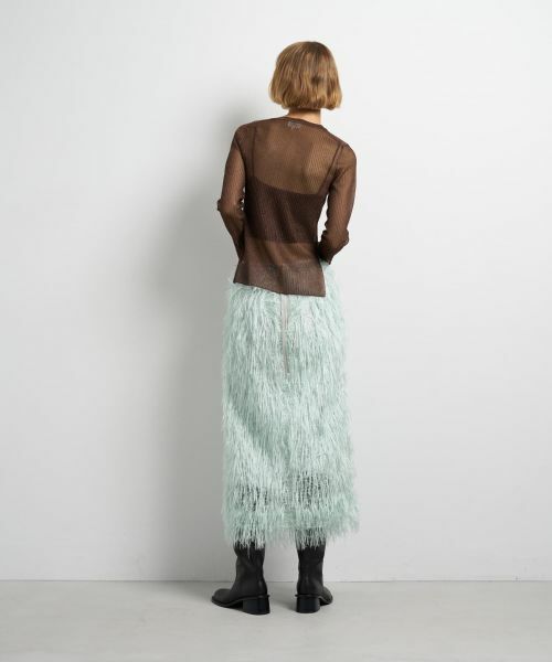 LANVIN en Bleu / ランバン オン ブルー ニット・セーター | シアーリブフレアカフスニット | 詳細11