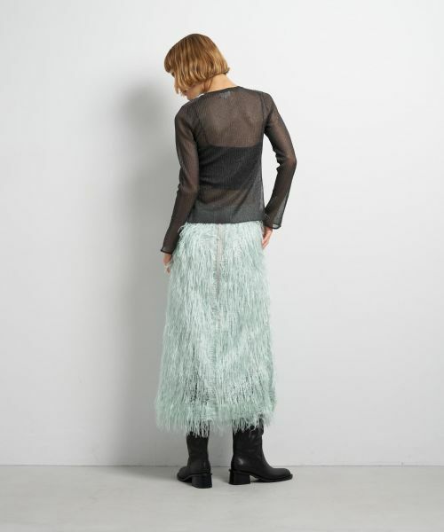 LANVIN en Bleu / ランバン オン ブルー ニット・セーター | シアーリブフレアカフスニット | 詳細18