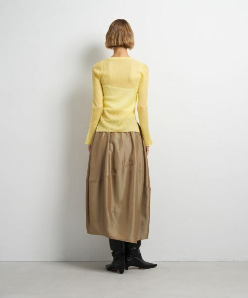 LANVIN en Bleu / ランバン オン ブルー ニット・セーター | シアーリブフレアカフスニット | 詳細3