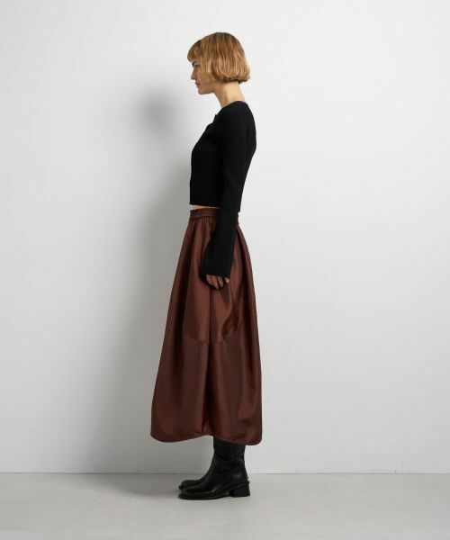 LANVIN en Bleu / ランバン オン ブルー カーディガン・ボレロ | バイカラーリブショートカーディガン | 詳細16