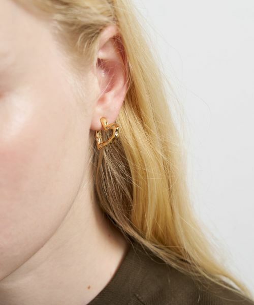 LANVIN en Bleu / ランバン オン ブルー その他小物 | クリスタルハートピアス | 詳細4