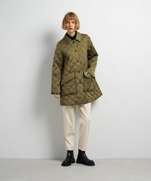 LANVIN en Bleu / ランバン オン ブルー その他アウター | キルティングダウンハーフコート | 詳細1