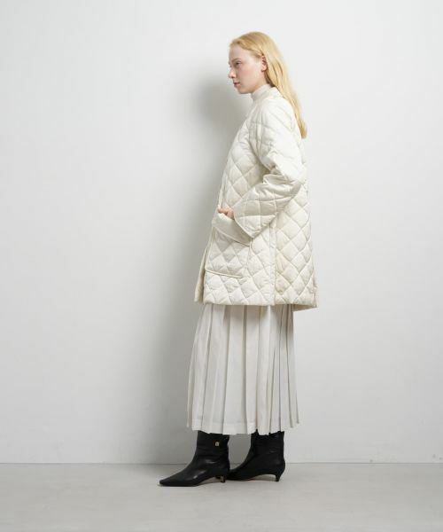 LANVIN en Bleu / ランバン オン ブルー その他アウター | キルティングダウンハーフコート | 詳細10