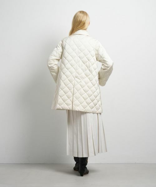 LANVIN en Bleu / ランバン オン ブルー その他アウター | キルティングダウンハーフコート | 詳細11