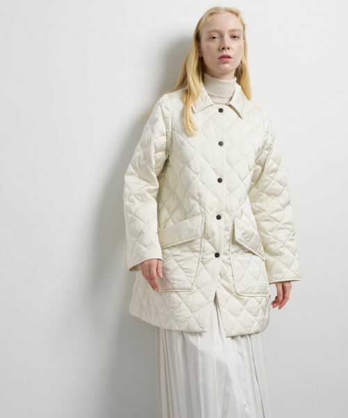 LANVIN en Bleu / ランバン オン ブルー その他アウター | キルティングダウンハーフコート | 詳細12