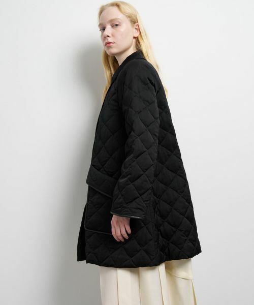 LANVIN en Bleu / ランバン オン ブルー その他アウター | キルティングダウンハーフコート | 詳細21