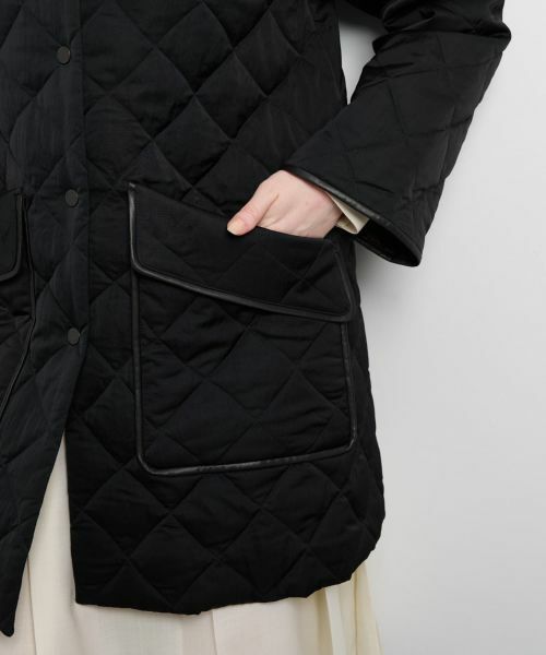 LANVIN en Bleu / ランバン オン ブルー その他アウター | キルティングダウンハーフコート | 詳細26