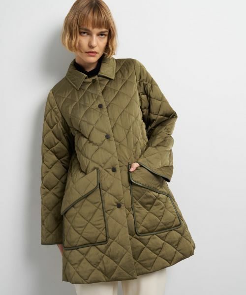 LANVIN en Bleu / ランバン オン ブルー その他アウター | キルティングダウンハーフコート | 詳細4