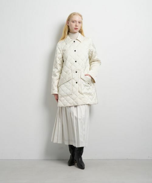 LANVIN en Bleu / ランバン オン ブルー その他アウター | キルティングダウンハーフコート | 詳細9