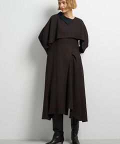 LANVIN en Bleu / ランバン オン ブルー ドレス | アシンメトリーコンビワンピース