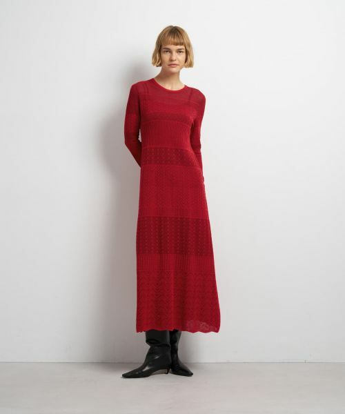 LANVIN en Bleu / ランバン オン ブルー ドレス | ニットレースワンピース | 詳細1