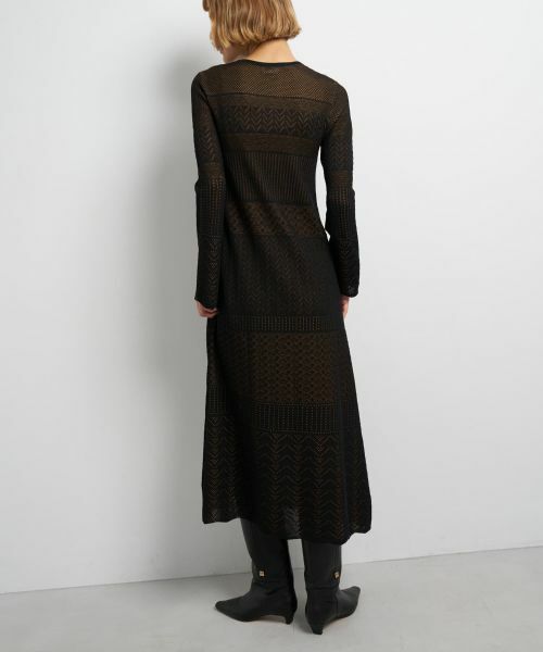 LANVIN en Bleu / ランバン オン ブルー ドレス | ニットレースワンピース | 詳細13