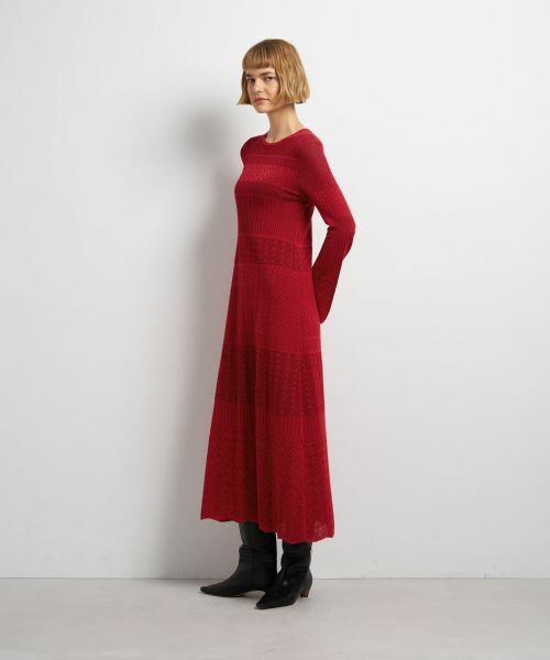 LANVIN en Bleu / ランバン オン ブルー ドレス | ニットレースワンピース | 詳細2