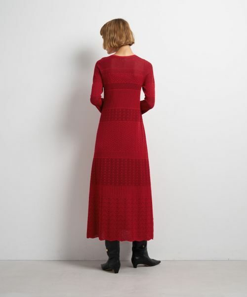 LANVIN en Bleu / ランバン オン ブルー ドレス | ニットレースワンピース | 詳細3