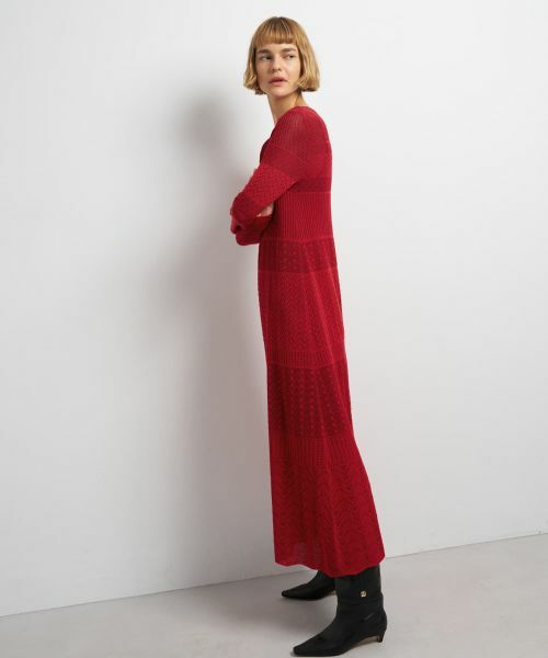 LANVIN en Bleu / ランバン オン ブルー ドレス | ニットレースワンピース | 詳細5