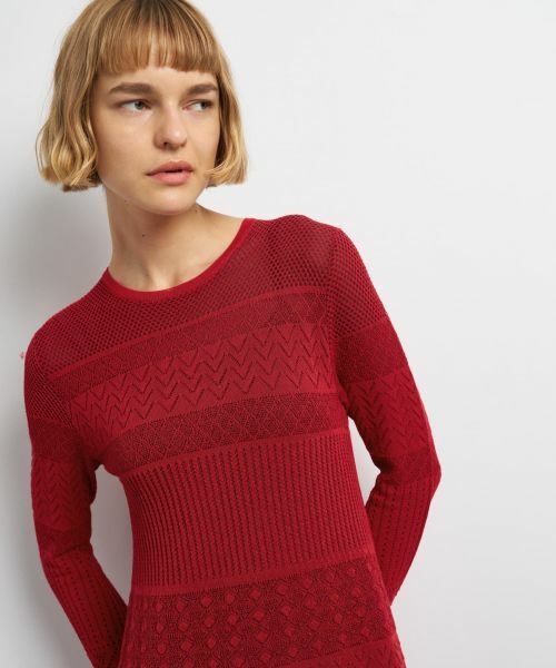 LANVIN en Bleu / ランバン オン ブルー ドレス | ニットレースワンピース | 詳細7