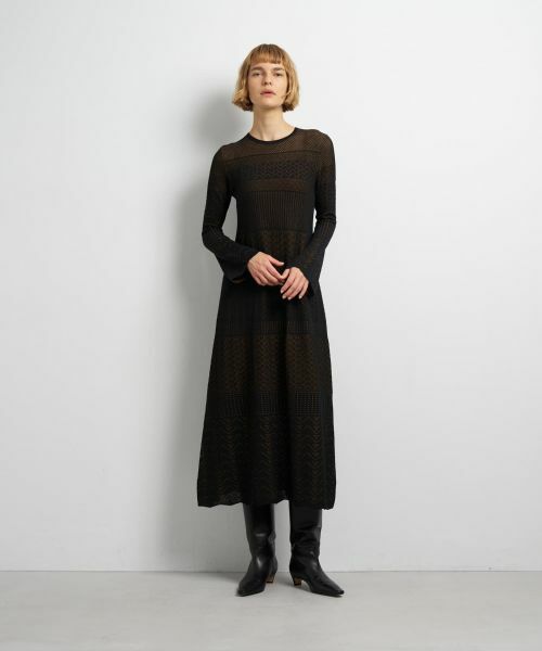 LANVIN en Bleu / ランバン オン ブルー ドレス | ニットレースワンピース | 詳細9