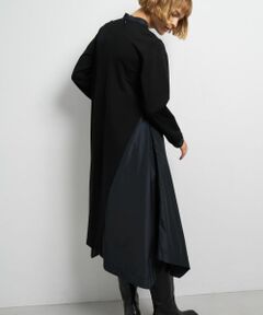 LANVIN en Bleu / ランバン オン ブルー ドレス | アシンメトリーヘムコンビワンピース