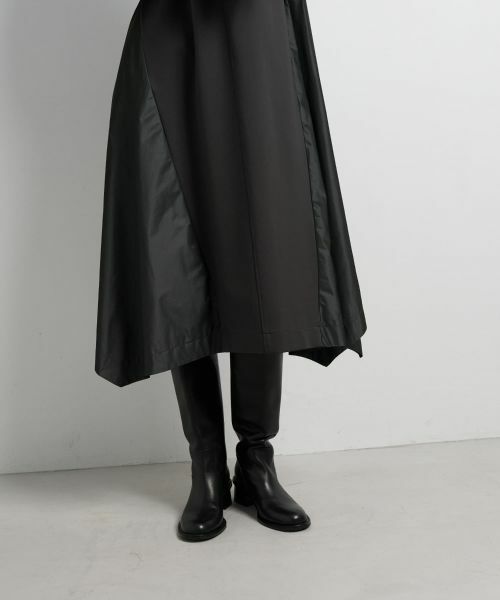 LANVIN en Bleu / ランバン オン ブルー ドレス | アシンメトリーヘムコンビワンピース | 詳細8