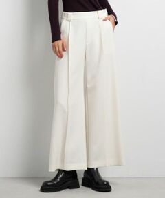 LANVIN en Bleu / ランバン オン ブルー その他パンツ | ダブルクロスワイドパンツ