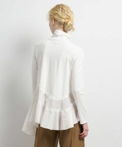 LANVIN en Bleu / ランバン オン ブルー Tシャツ | アシンメトリーヘムタートル