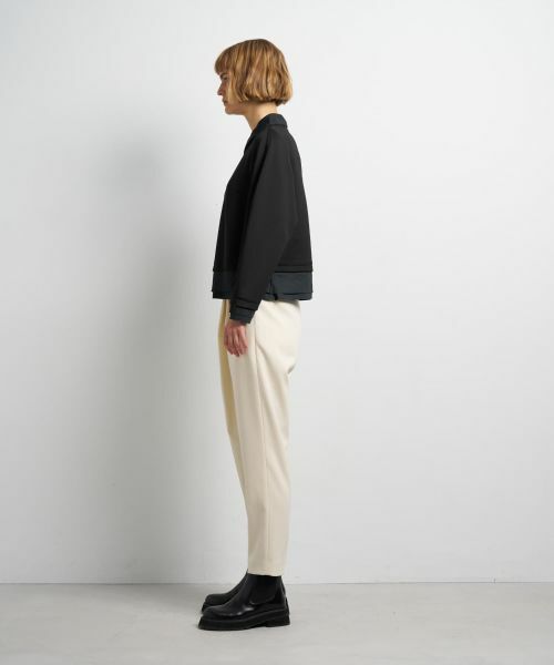 LANVIN en Bleu / ランバン オン ブルー Tシャツ | シャツカラーコンビカットソー | 詳細10