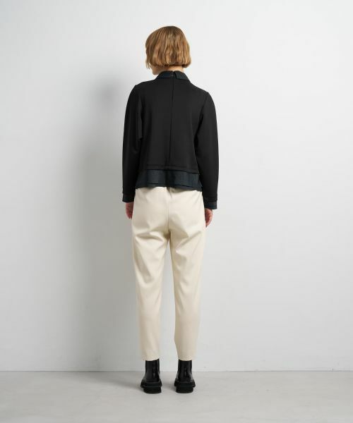 LANVIN en Bleu / ランバン オン ブルー Tシャツ | シャツカラーコンビカットソー | 詳細11