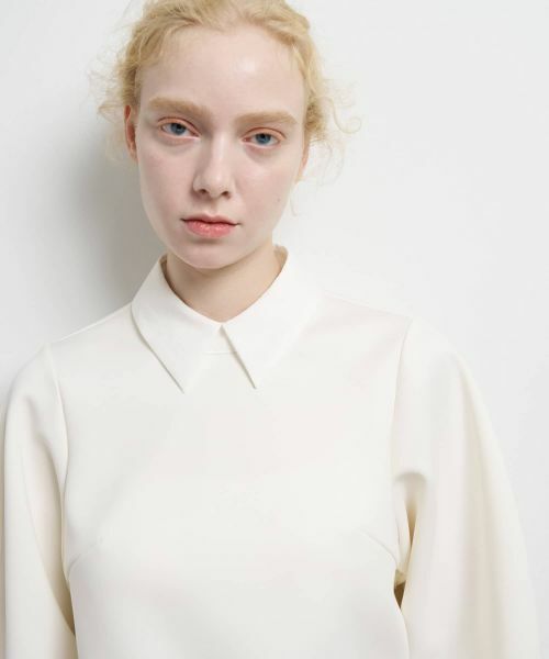 LANVIN en Bleu / ランバン オン ブルー Tシャツ | シャツカラーコンビカットソー | 詳細7