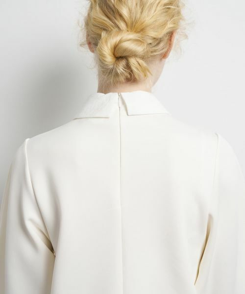 LANVIN en Bleu / ランバン オン ブルー Tシャツ | シャツカラーコンビカットソー | 詳細8