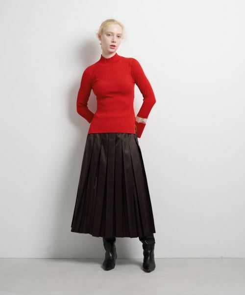 LANVIN en Bleu / ランバン オン ブルー ニット・セーター | シアーポイントカフスリブニット | 詳細1