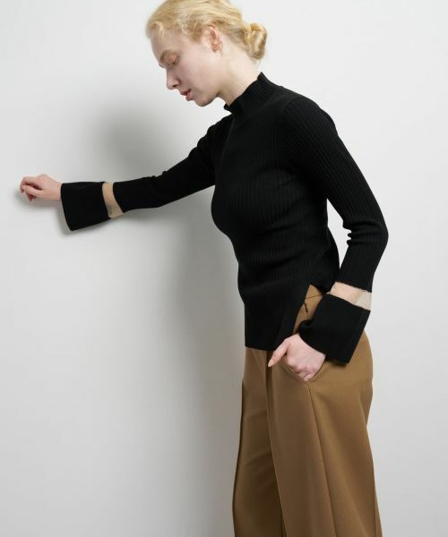 LANVIN en Bleu / ランバン オン ブルー ニット・セーター | シアーポイントカフスリブニット | 詳細22