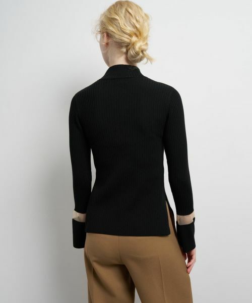 LANVIN en Bleu / ランバン オン ブルー ニット・セーター | シアーポイントカフスリブニット | 詳細23