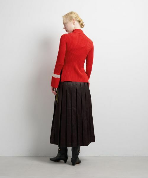 LANVIN en Bleu / ランバン オン ブルー ニット・セーター | シアーポイントカフスリブニット | 詳細3