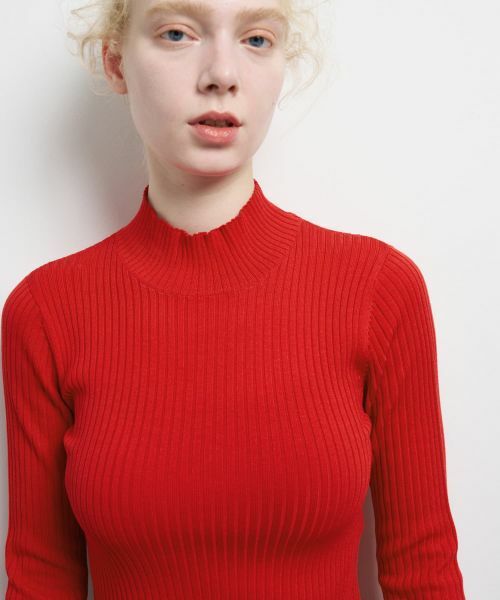 LANVIN en Bleu / ランバン オン ブルー ニット・セーター | シアーポイントカフスリブニット | 詳細7