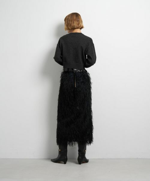 LANVIN en Bleu / ランバン オン ブルー カーディガン・ボレロ | タフタトリムニットカーディガン | 詳細11