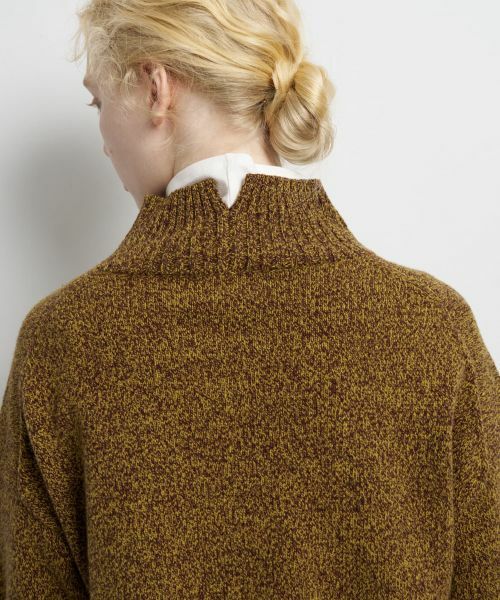 LANVIN en Bleu / ランバン オン ブルー ニット・セーター | メランジクロップドハイネックニット | 詳細15