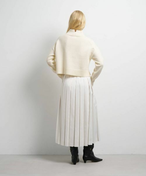 LANVIN en Bleu / ランバン オン ブルー ニット・セーター | メランジクロップドハイネックニット | 詳細19