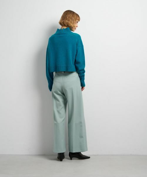 LANVIN en Bleu / ランバン オン ブルー ニット・セーター | メランジクロップドハイネックニット | 詳細3