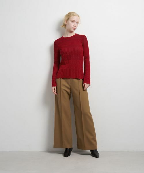 LANVIN en Bleu / ランバン オン ブルー ニット・セーター | ニットレースプルオーバー | 詳細1