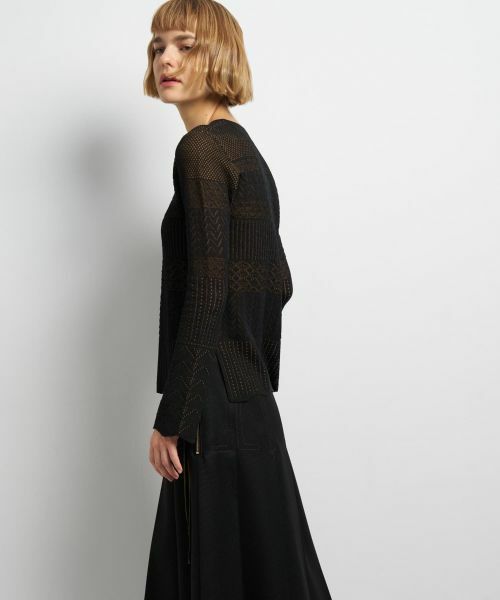 LANVIN en Bleu / ランバン オン ブルー ニット・セーター | ニットレースプルオーバー | 詳細12