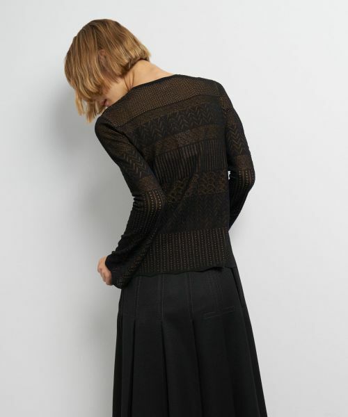 LANVIN en Bleu / ランバン オン ブルー ニット・セーター | ニットレースプルオーバー | 詳細13