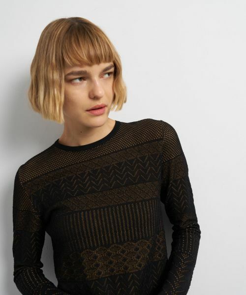 LANVIN en Bleu / ランバン オン ブルー ニット・セーター | ニットレースプルオーバー | 詳細14